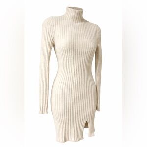 Wilfred Free by Aritzia ribbed knit sweater dress 🤍